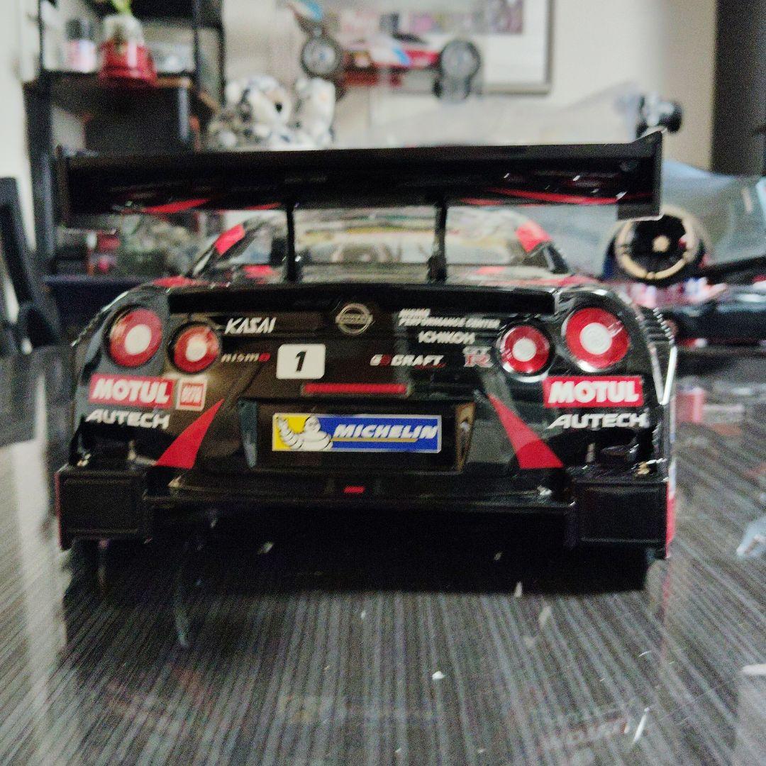 タミヤ 1/10 モチュール GTR 完成済みボディ　タイヤホイール付き