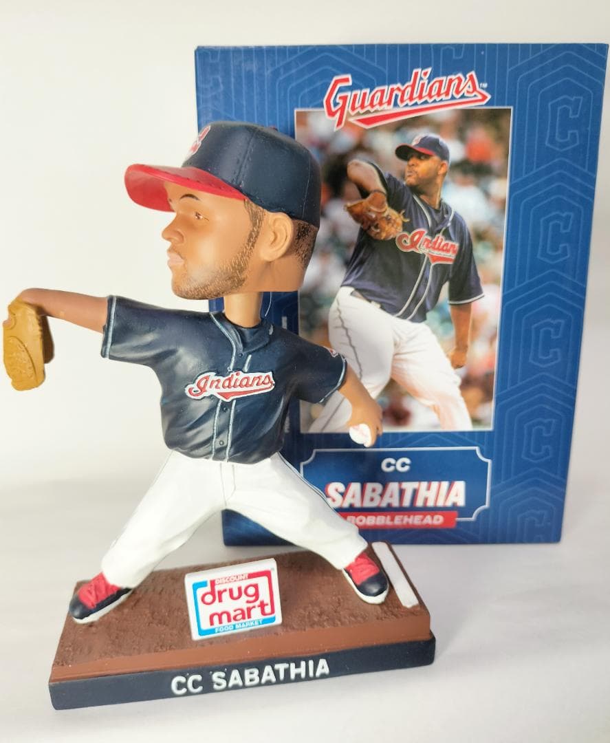 CC・サバシア／”ガーディアンズ野球殿堂” ボブルヘッド人形 (2024)