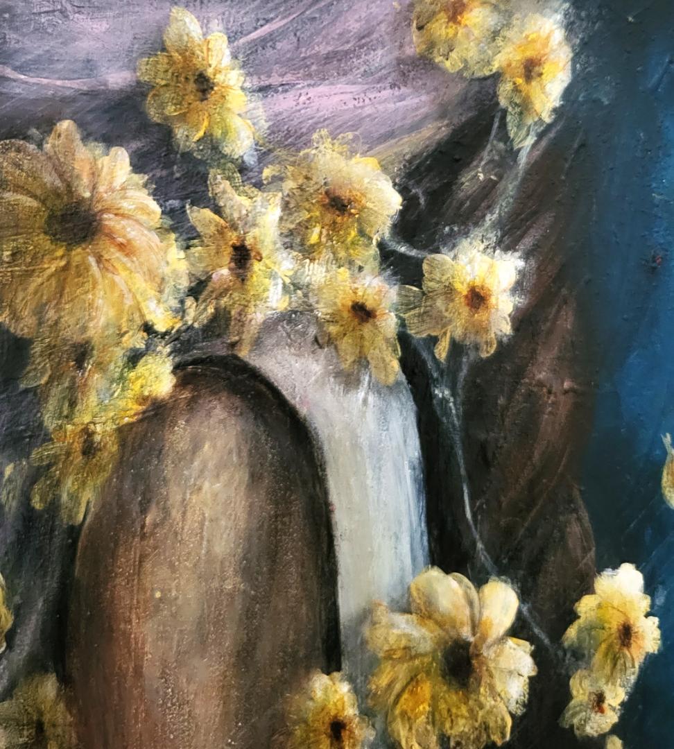 戦場に在る静寂の時 / モダン画 145×112㎝ キャンバス F80 原画限り