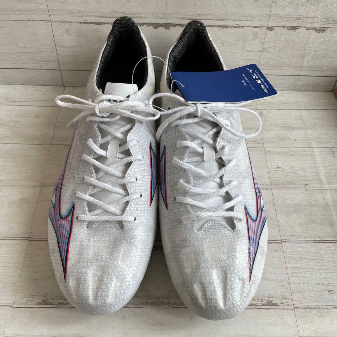 新品 ミズノ アルファプロ 28cm サッカースパイク 白 オールラウンド