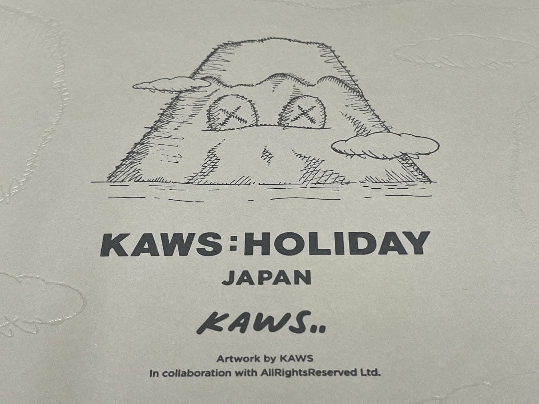 KAWS カウズ HOLIDAY JAPAN FUJI 富士山 グレー 箱入り