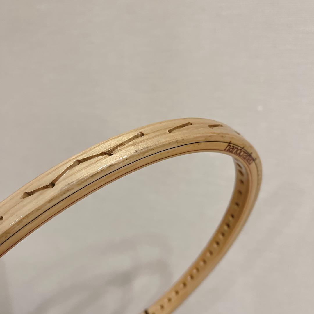 希少 70s アディダス ナスターゼ ウッドラケット ベルギー製 ハンドクラフト