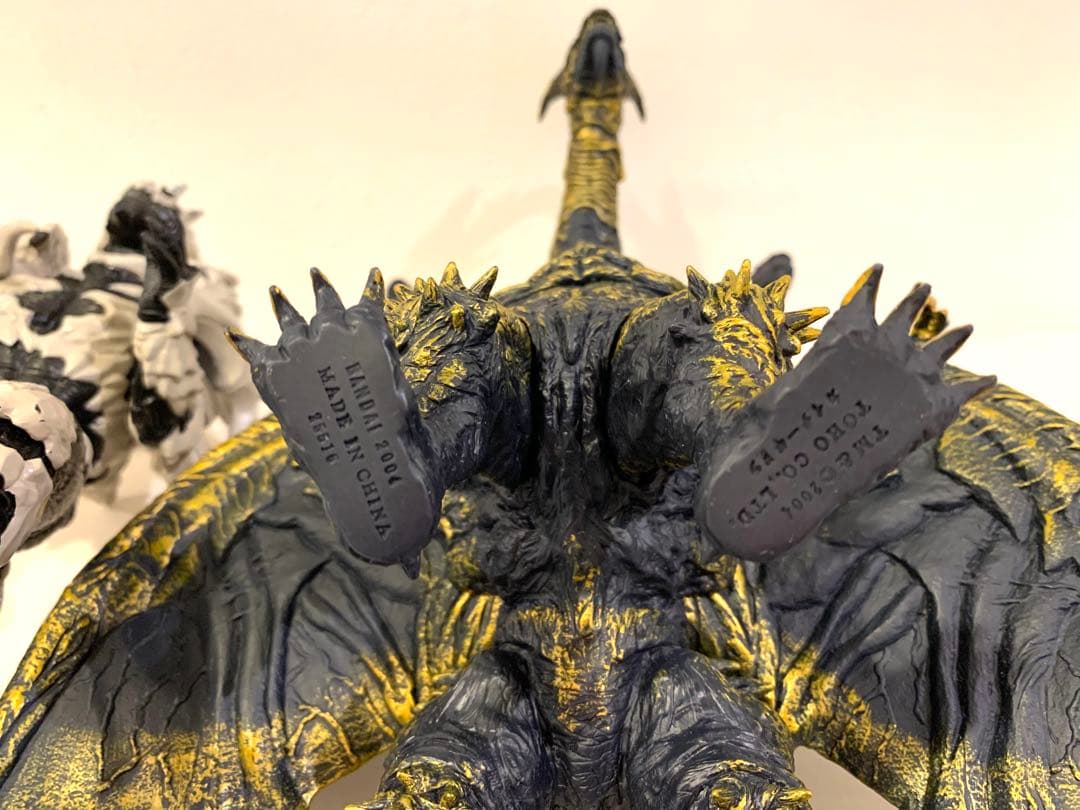 バンダイ旧ムービーモンスターシリーズ 2004モンスターX・カイザーギドラ現状品