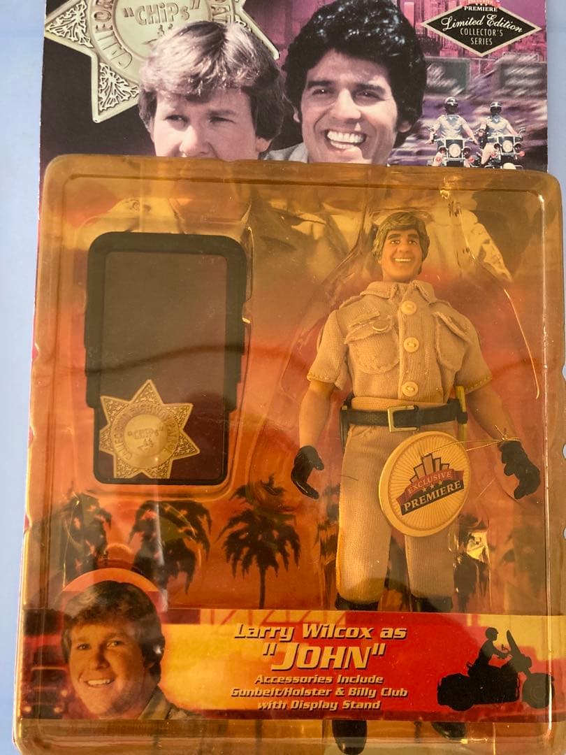 『白バイ野郎ジョン&パンチ（CHiPs）』チップス　フィギュア２種