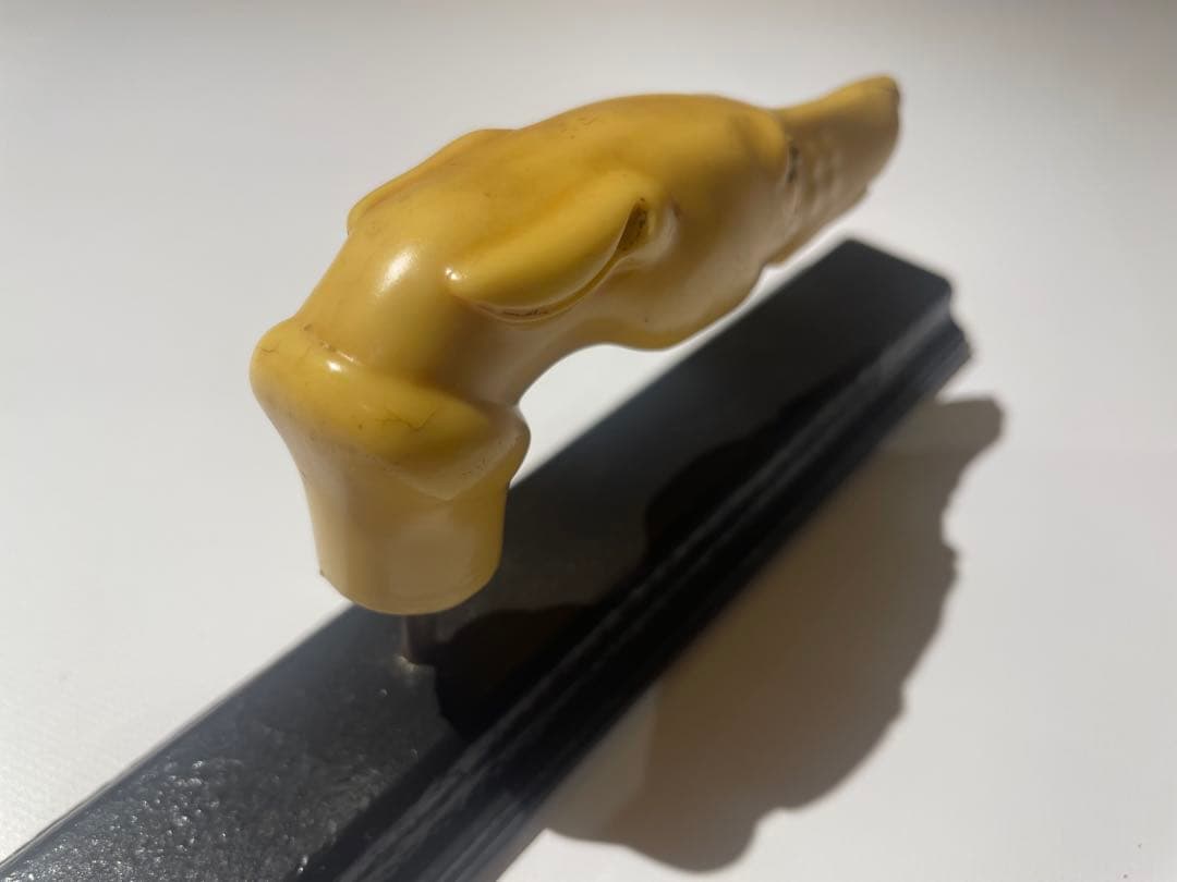 イギリス　アンティーク　ステッキ　柄の部分　犬　ドッグ　ハンドル　持ち手