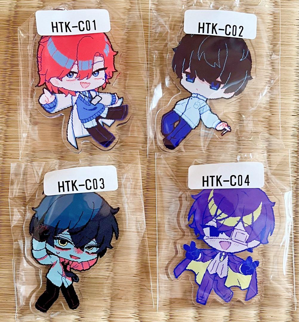 ウェブポン　氷点下30度の絶望　氷絶　c賞　アクリルキーホルダー　4種類セット