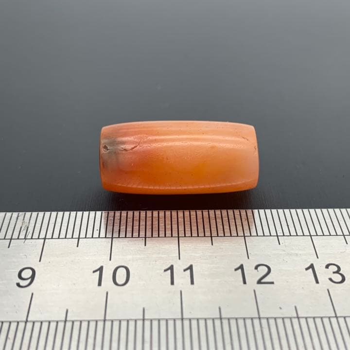 【アンティーク ビーズ】アンティークカーネリアン ビーズ 25.9mm