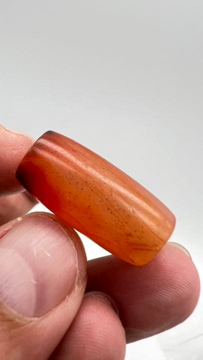 【アンティーク ビーズ】アンティークカーネリアン ビーズ 25.9mm