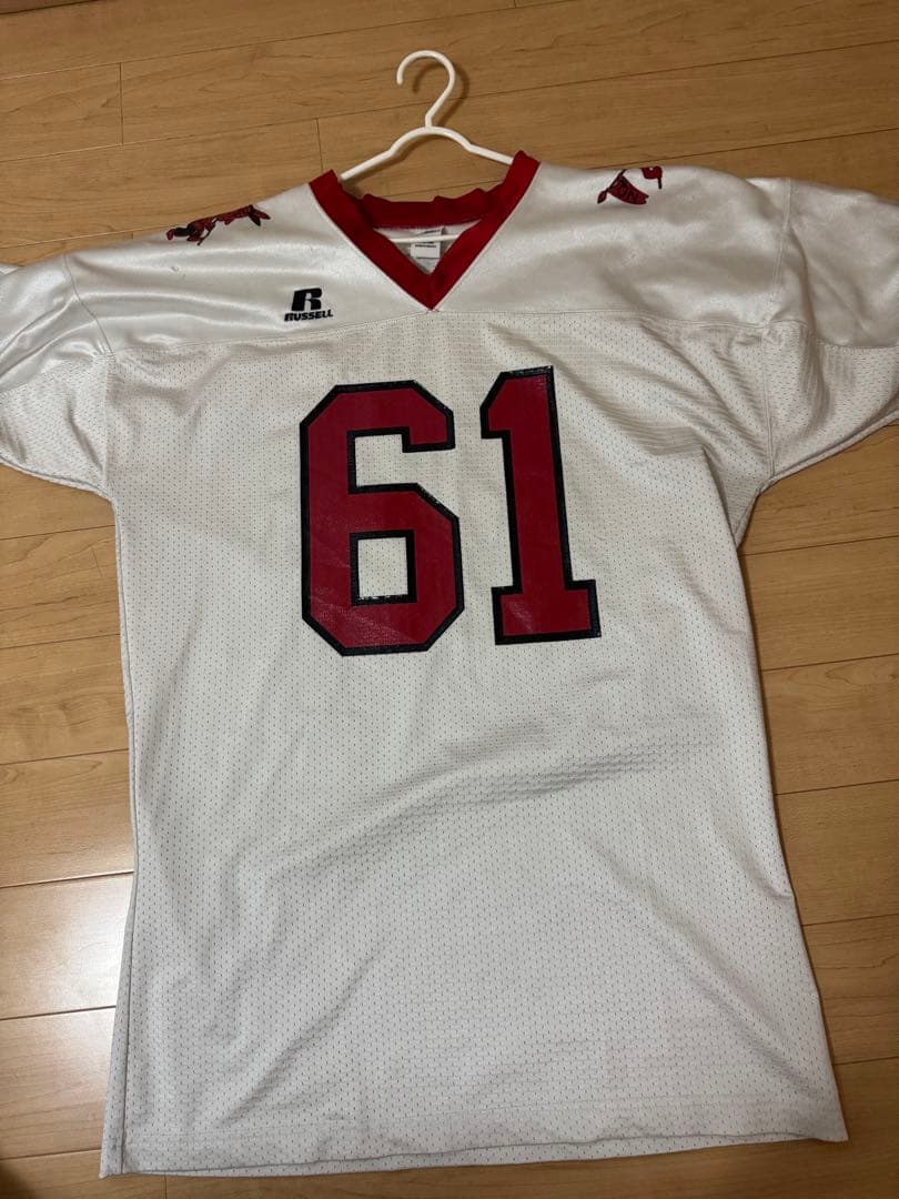 RUSSELL アメリカンフットボールシャツ SHARP XXL