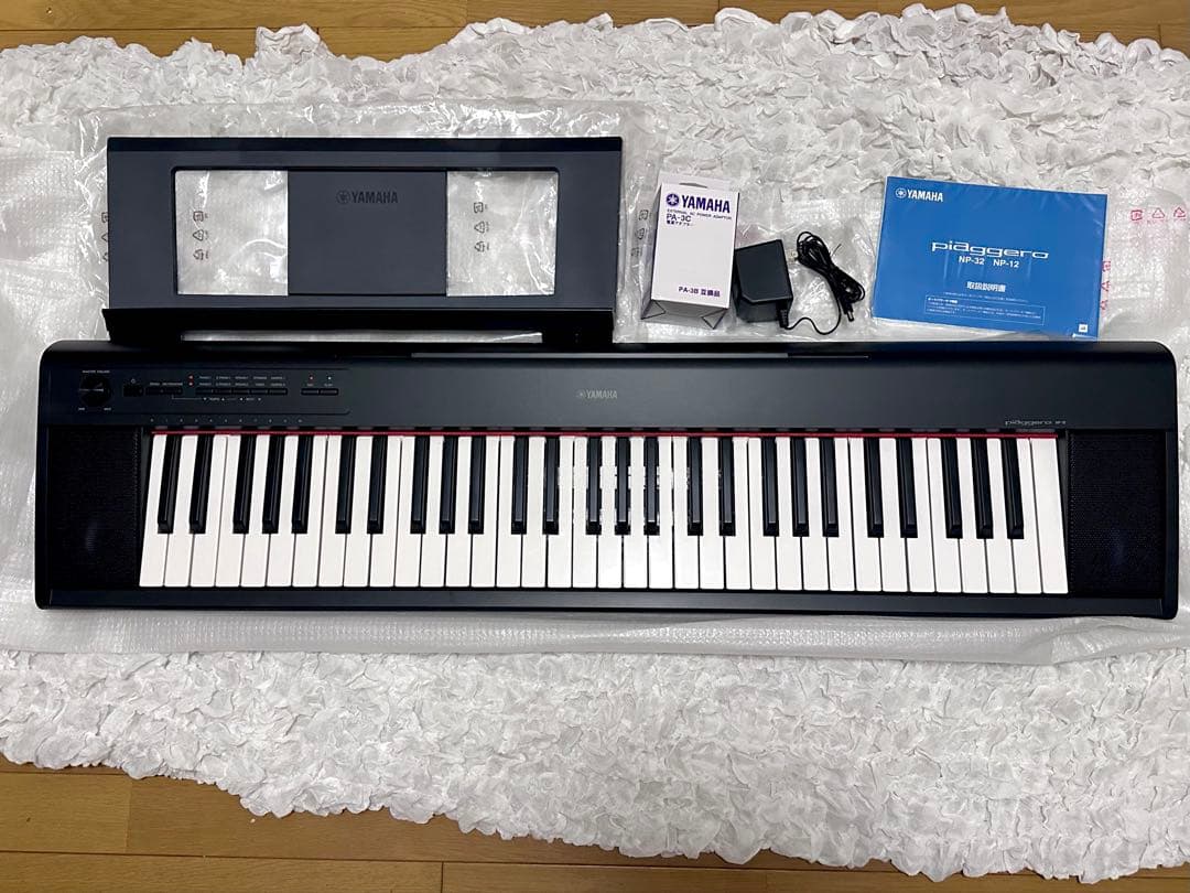 YAMAHA 電子キーボード NP-12B 美品 ヤマハ