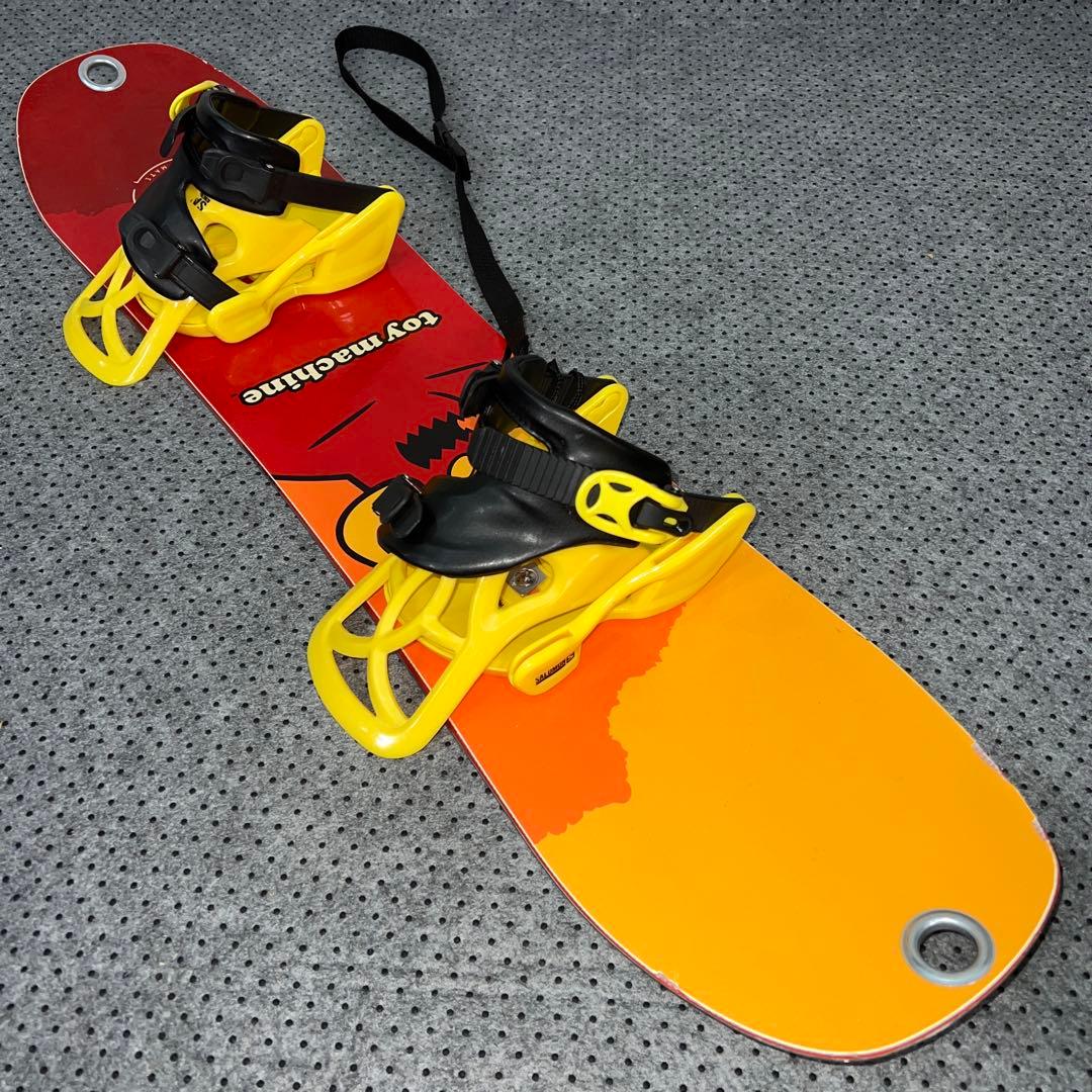 5回使用 キッズスノーボード SALOMON 90cm×バイン×ベルクロブーツ