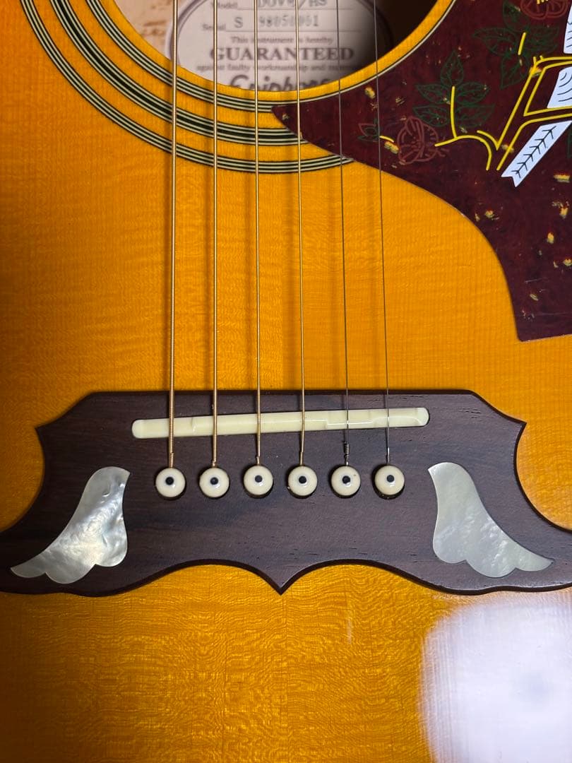 超美品❗️EpiphoneエピフォンDOVE 生アコギ 調整済‼️