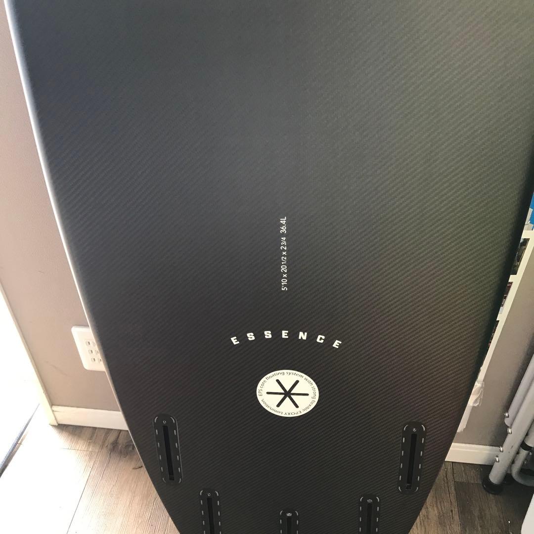 ESSENCE ブラックショートボード5,10カーボン　サーフボード最強