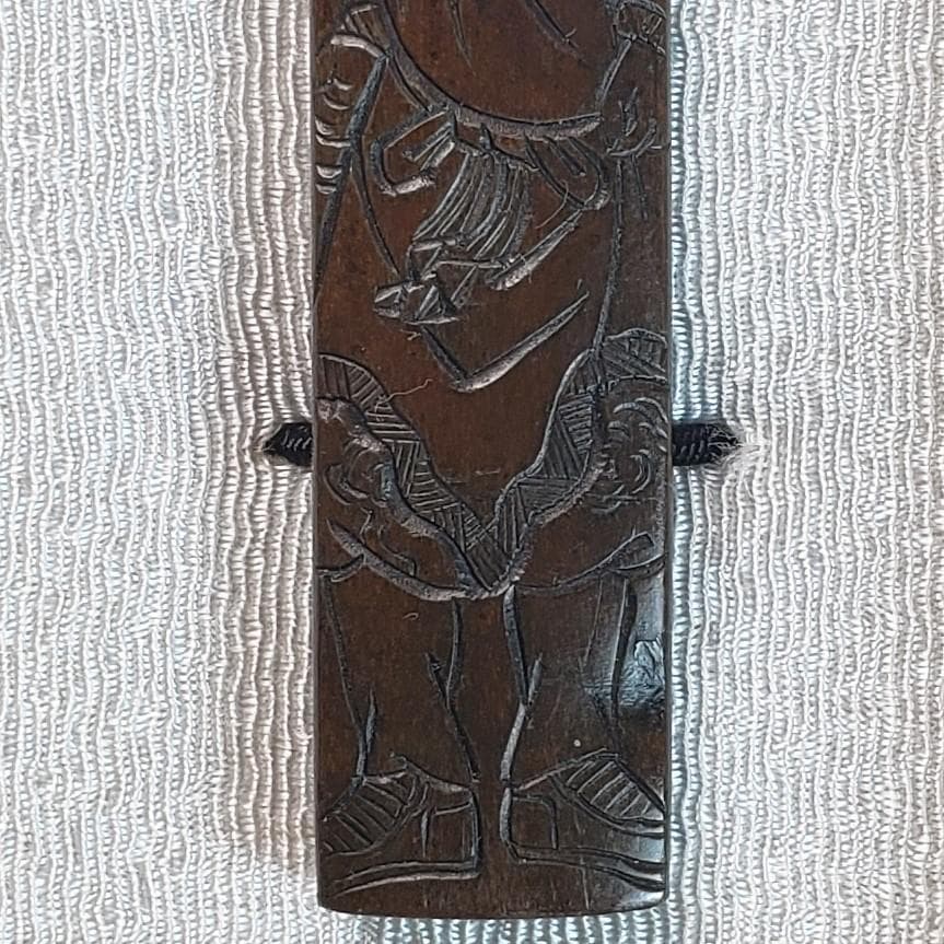 【横谷宗珉】◆宗珉（花押） 五月幟図 小柄 片切彫◆検）後藤一乗 加納夏雄 埋忠