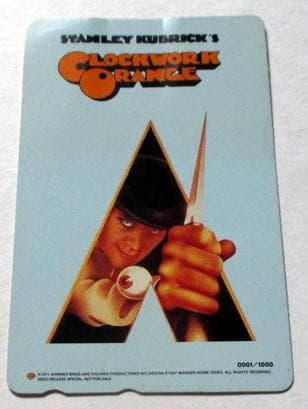 時計仕掛けのオレンジ　A Clockwork Orange 限定版カード