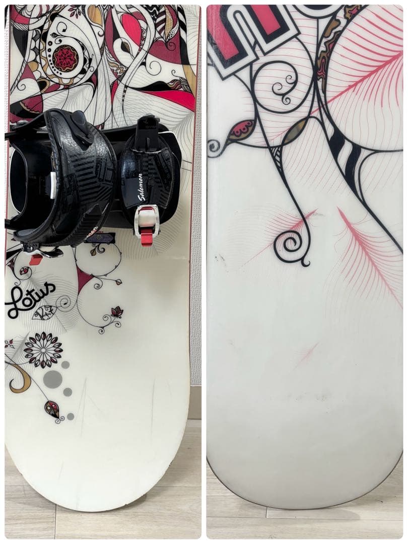 【お得セット】サロモン　バートン　レディース　スノボーセット