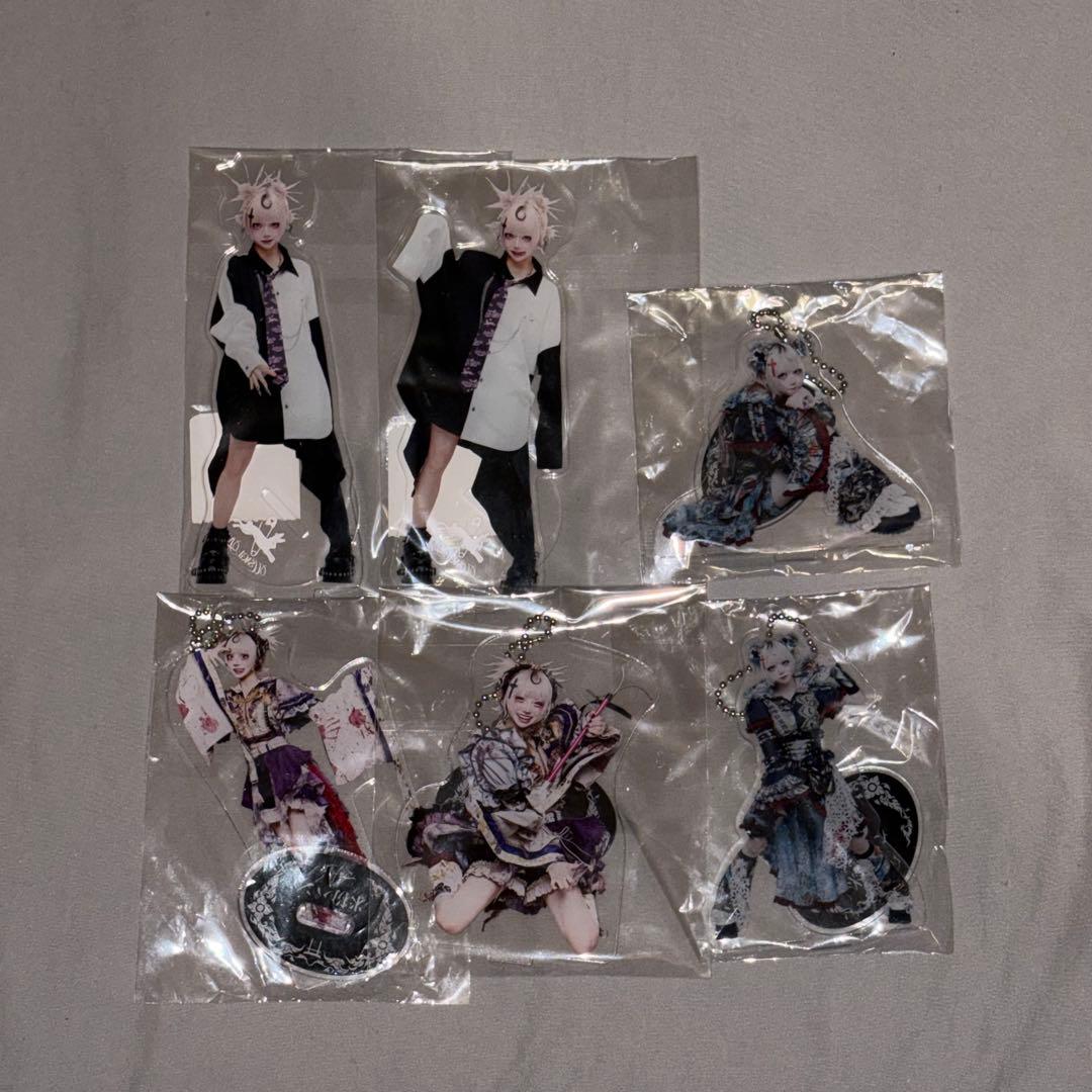 【マザリ】米粉パン アクリルスタンド 6個セット