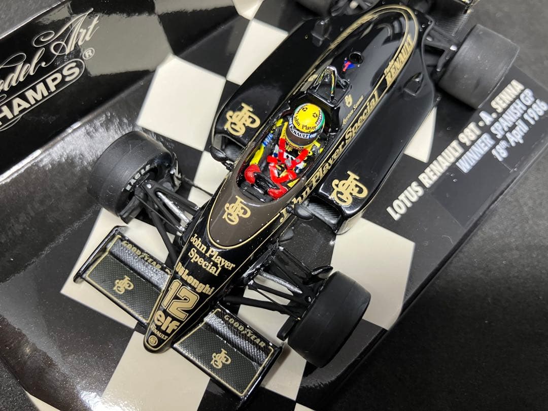 m*u様 （カスタム品）1/43 PMA ロータス・ルノー98T アイルトン・セ