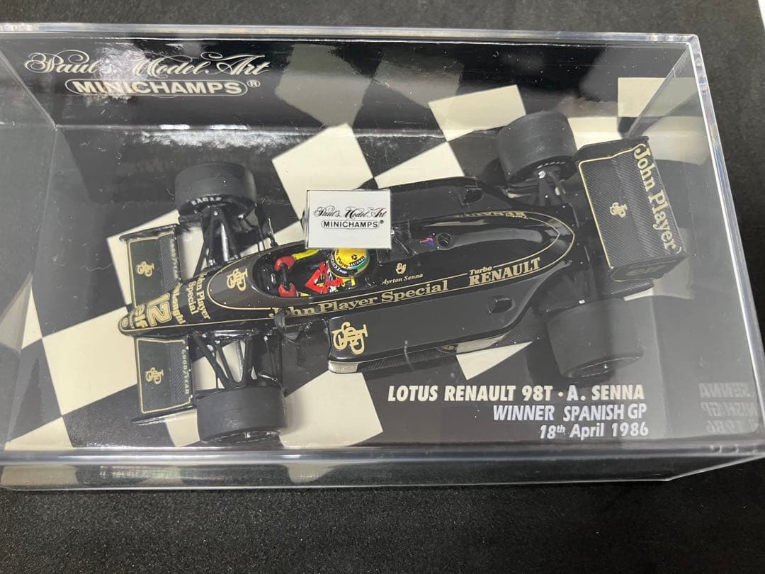 m*u様 （カスタム品）1/43 PMA ロータス・ルノー98T アイルトン・セ