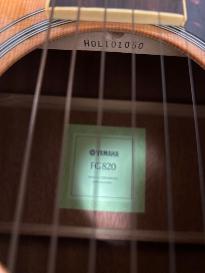 柳*様 ヤマハ FG820 アコースティックギター　ソフトケース付