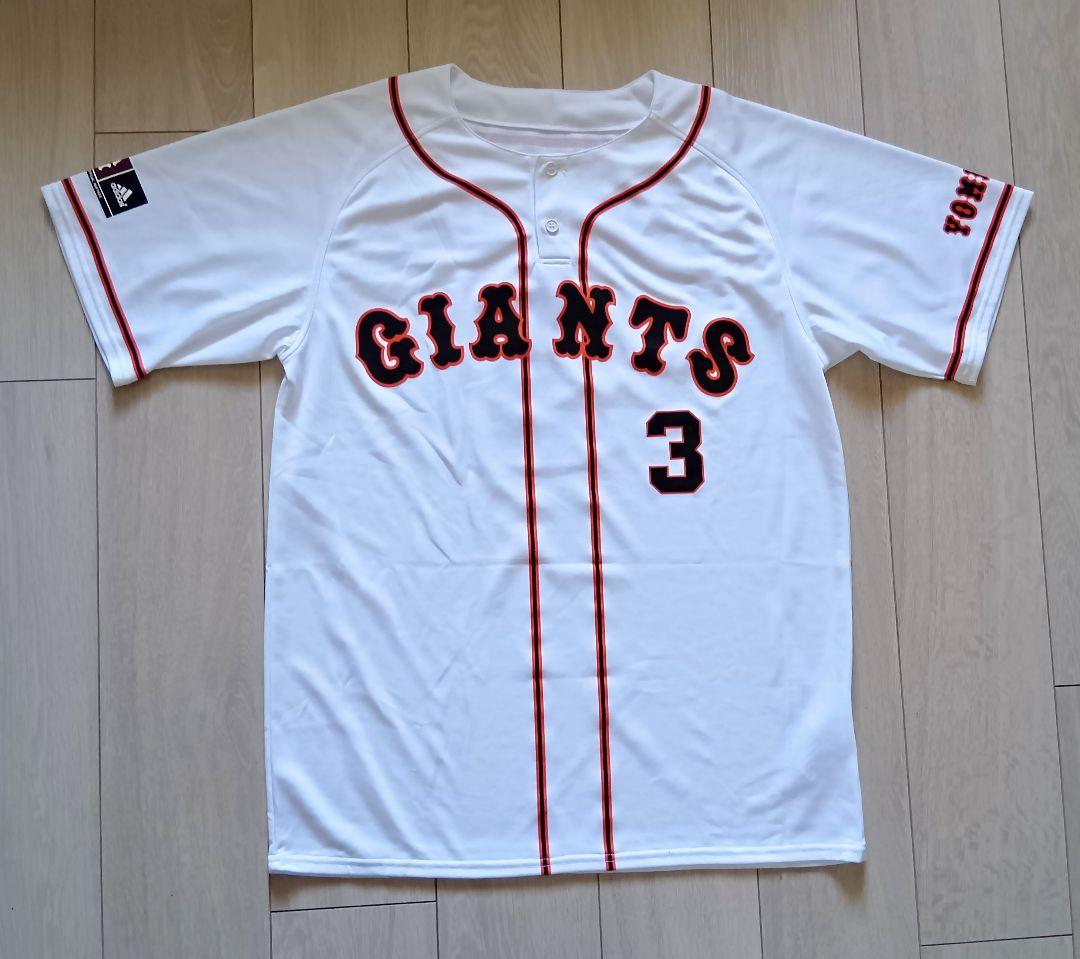 【期間限定　記念】巨人　ジャイアンツ 復刻　長嶋　国民栄誉賞　ユニフォーム　L