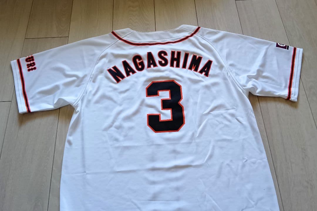 【期間限定　記念】巨人　ジャイアンツ 復刻　長嶋　国民栄誉賞　ユニフォーム　L