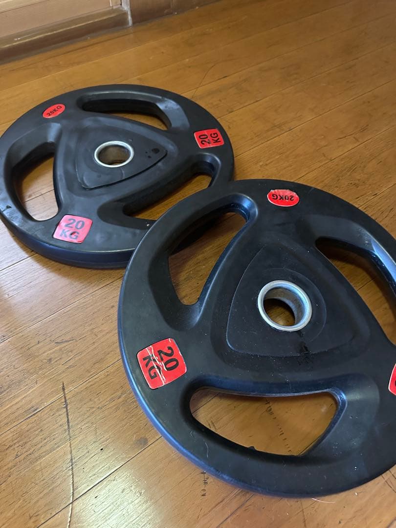 【引き取り限定 神奈川県】ダンベルプレートセット 2.5kg〜20kg