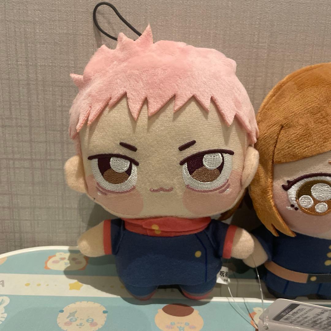 呪術廻戦　ちょぴぬい①　虎杖　釘崎　伏黒　五条　4体セット