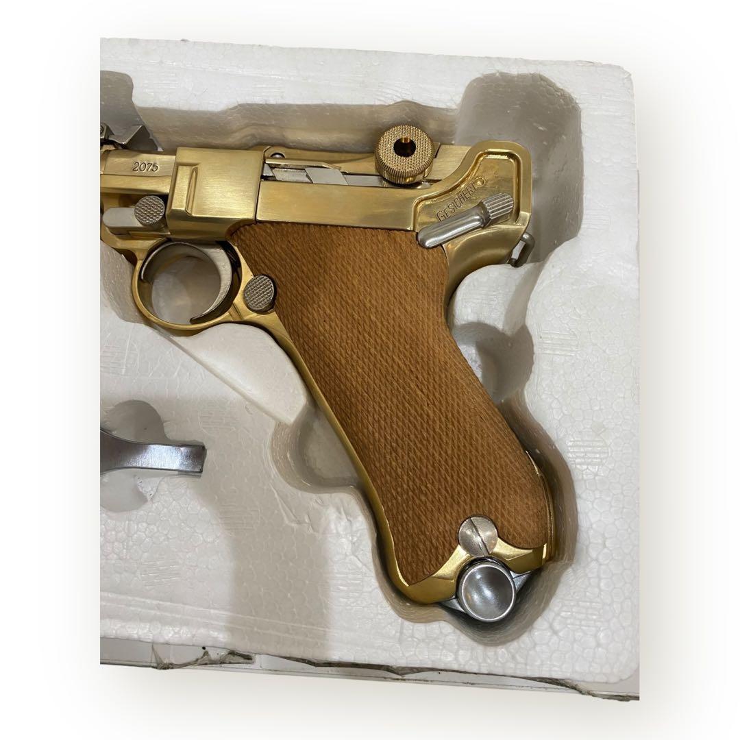 ち*☆様 【SMG刻印】マルシン製 ルガーP08 22KGP金属モデルガン♪