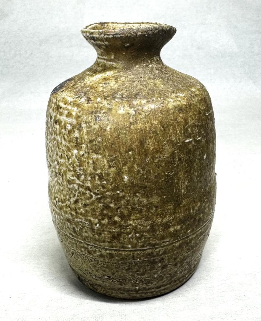 桃山〜江戸初期 古唐津 青唐津徳利 無傷 箱付 時代物 古美術 WWTT233