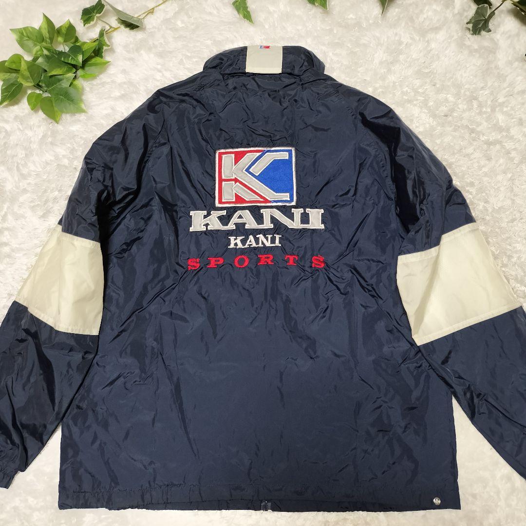 KANI セットアップ　ナイロンジャケット　ネイビー