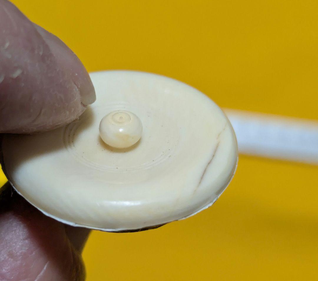 【売り尽し】茶入の蓋 ３個セット（含む虫喰１個）