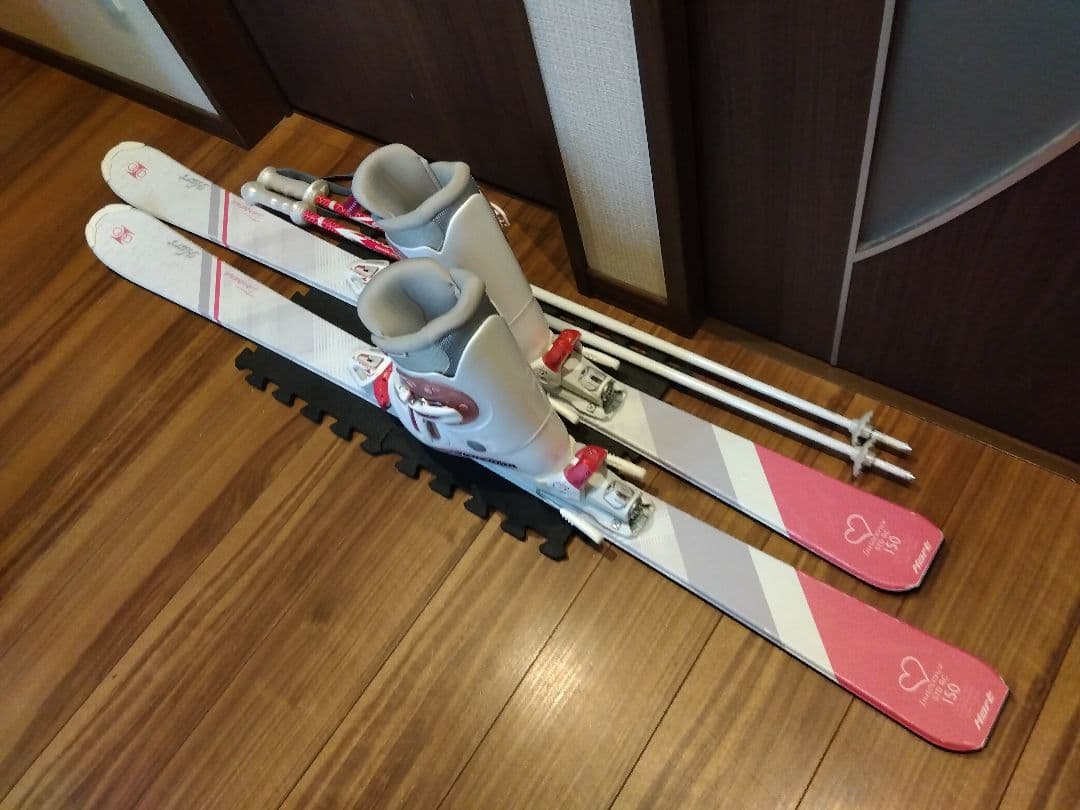 綺麗♡HART/学生・レディース用/スキーセット/メンテ・WAX済み✔