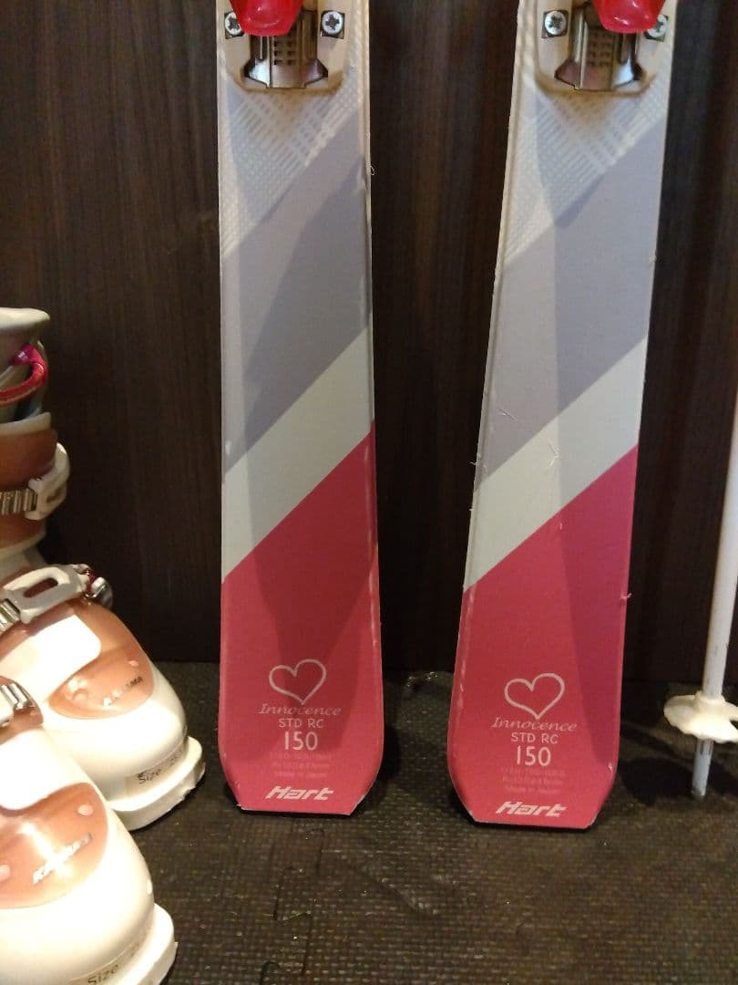 綺麗♡HART/学生・レディース用/スキーセット/メンテ・WAX済み✔