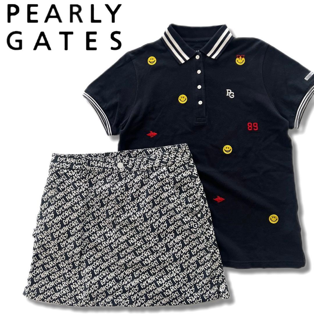 Pearly gates パーリーゲイツ　セットアップ　L ポロシャツ　スカート
