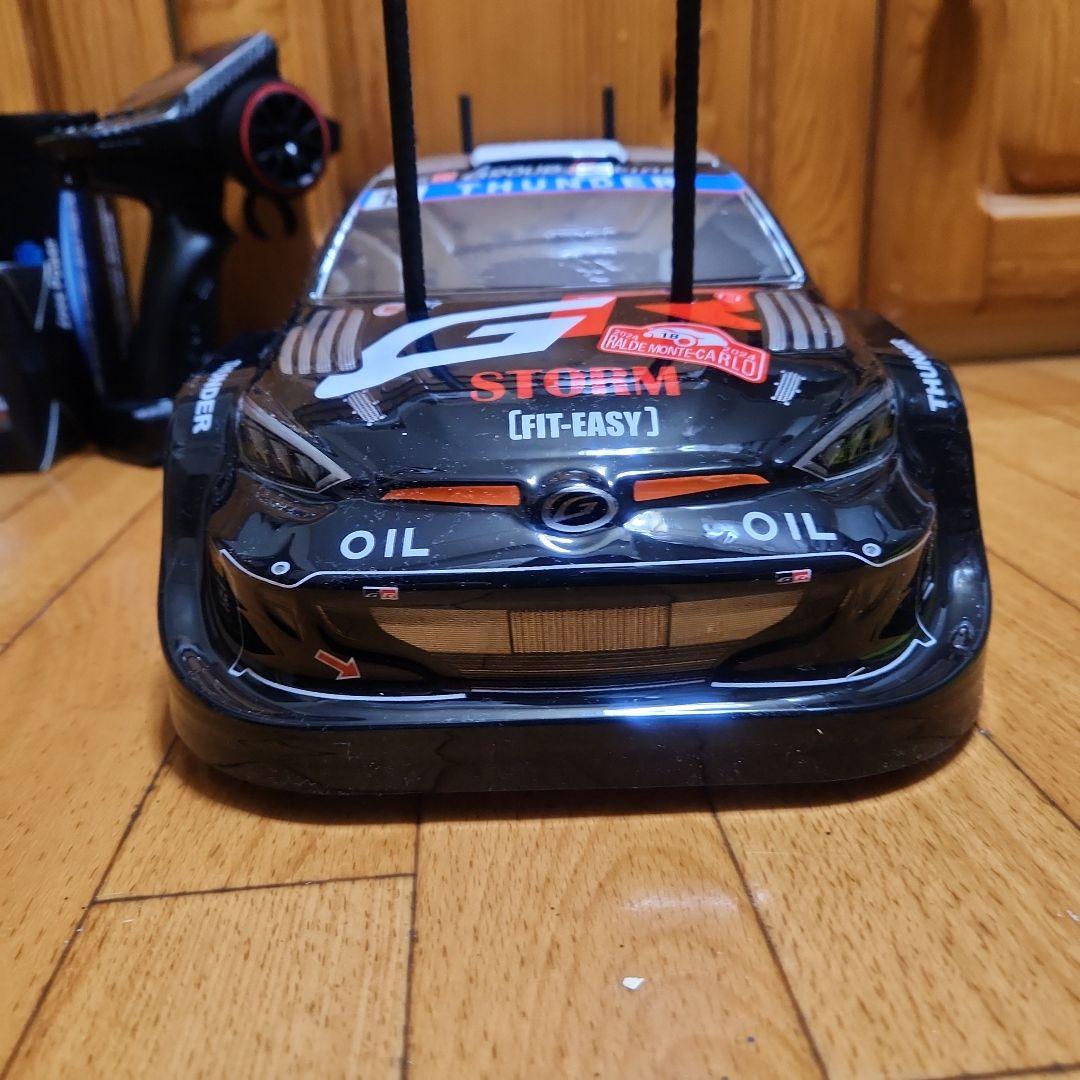 タミヤ ドリフト ラジコン フルセット　TT01　　黒　ラリー　ボディ　tt02