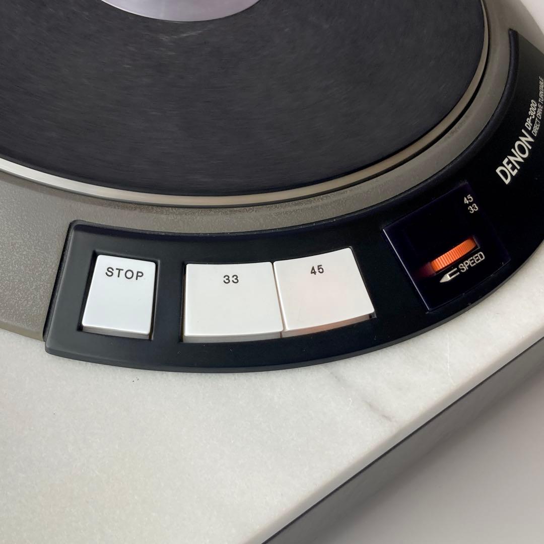 DENON DP-3000 DP-3750 ターンテーブル 天然大理石