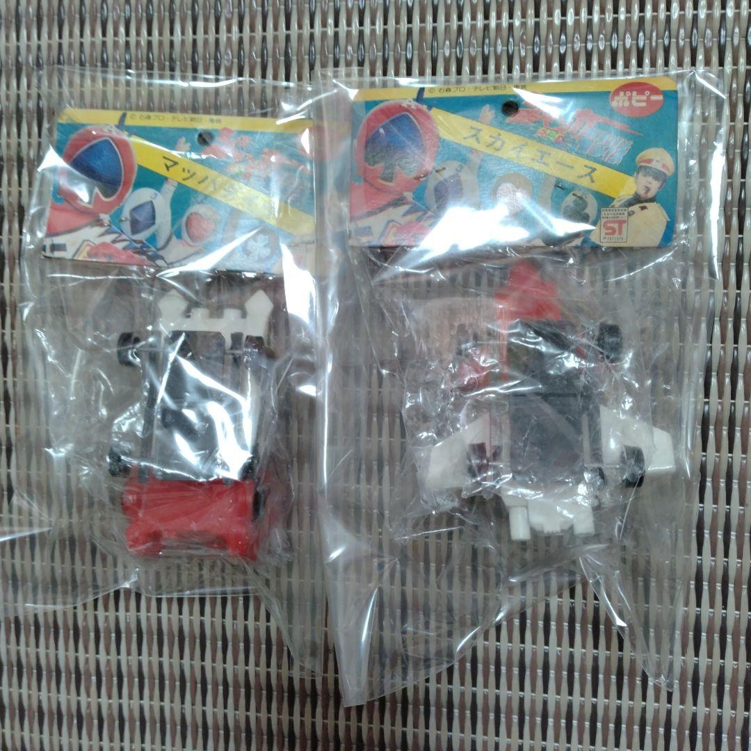 ジャッカー電撃隊　ポピー　放映当時物　ソフビ　昭和レトロ　日本製