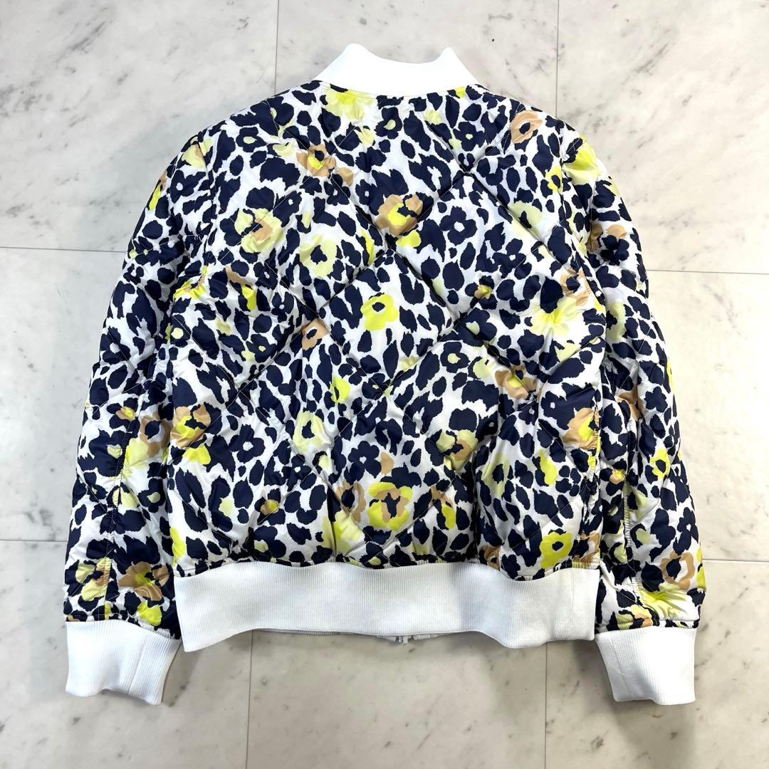 極美品♪キャロウェイ　2way リバーシブル　MA-1 花柄ダウンジャケット　L