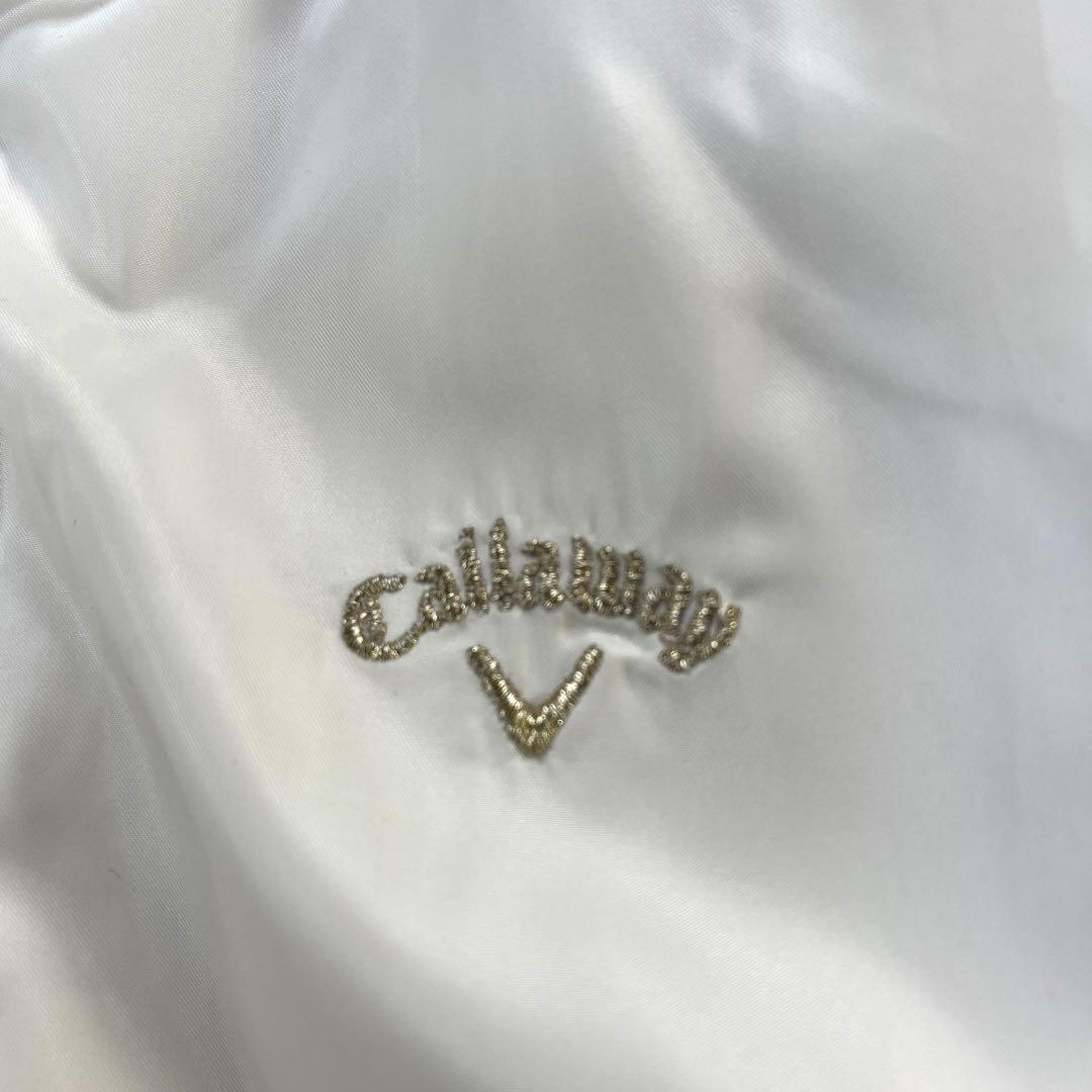 極美品♪キャロウェイ　2way リバーシブル　MA-1 花柄ダウンジャケット　L