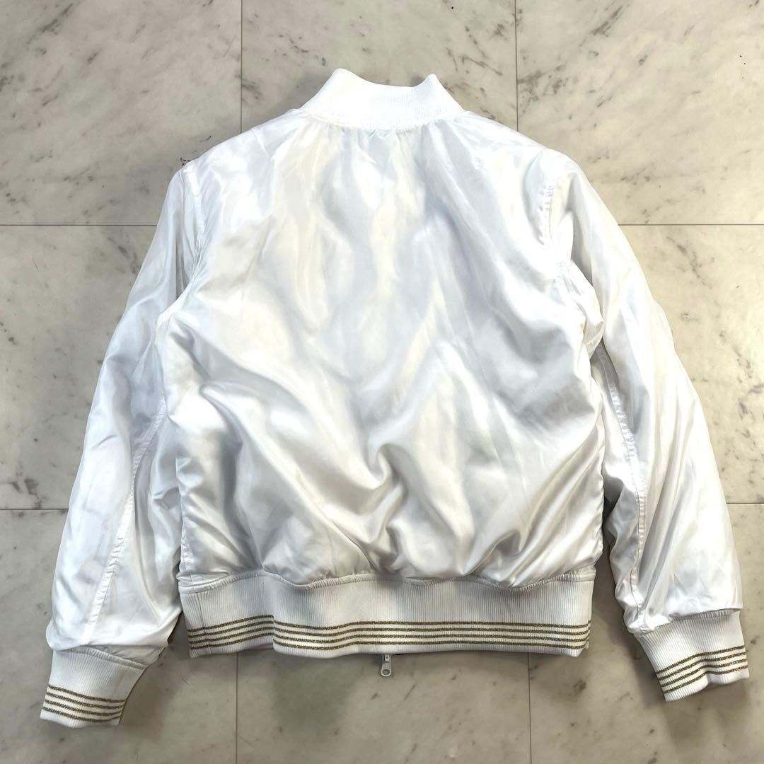 極美品♪キャロウェイ　2way リバーシブル　MA-1 花柄ダウンジャケット　L