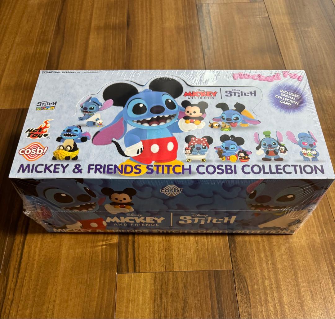 ホットトイズ コスビ フィギュア スティッチ ミッキー 未開封 1BOX8個入り