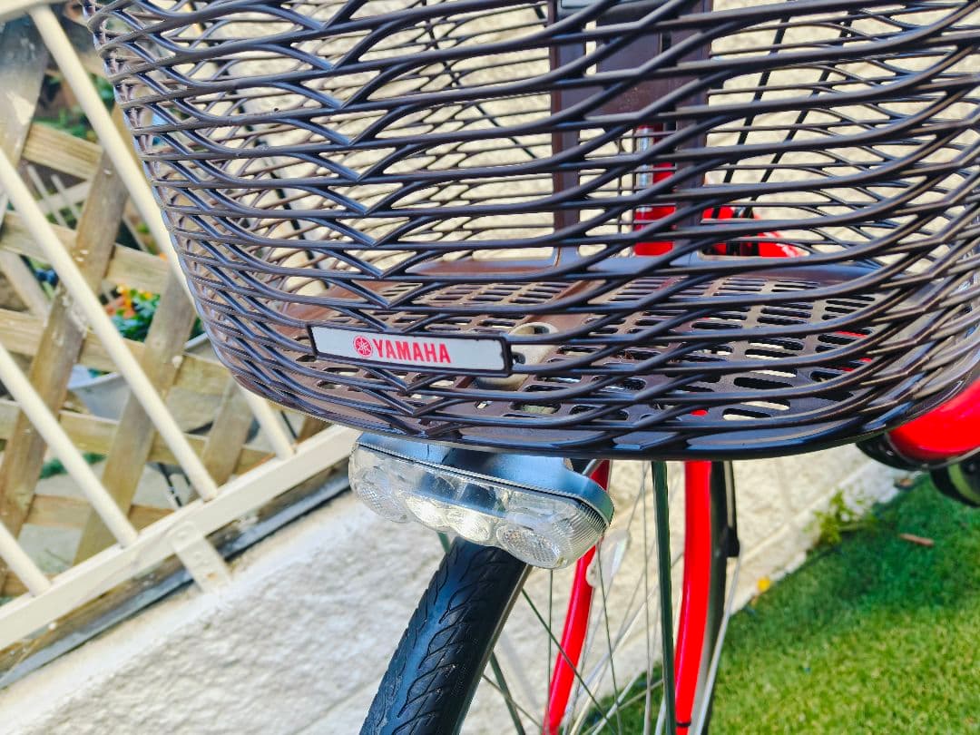 YAMAHAヤマハ電動アシスト自転車26インチ レッド