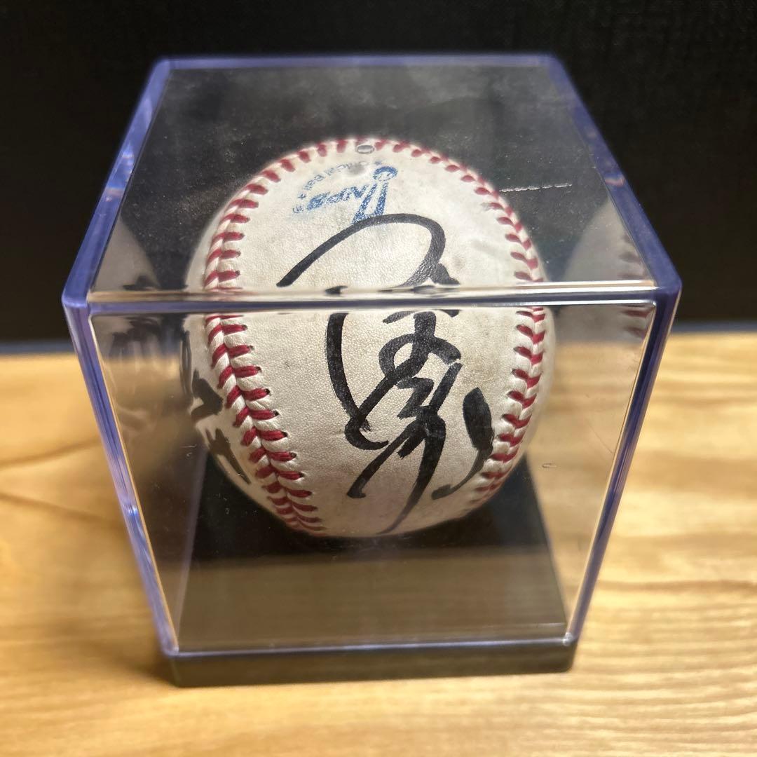 つば九郎&ドアラ 直筆サインボール 実試合球ケース付き レア物