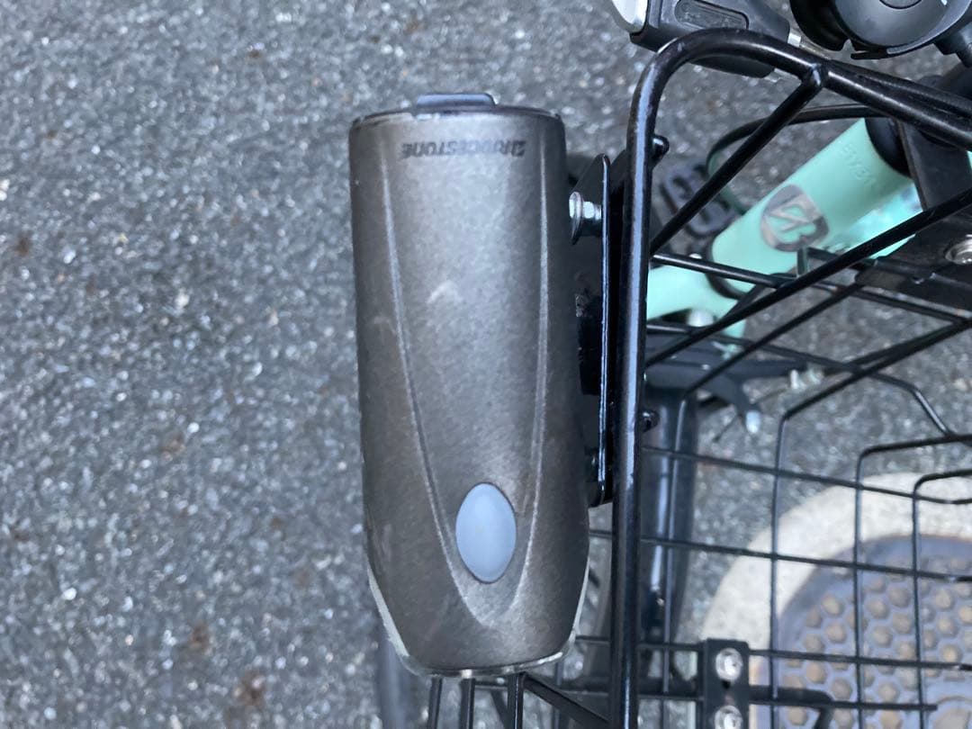 ブリヂストン24インチSCHLEIN 子供用自転車 ミントグリーン 前カゴ付き