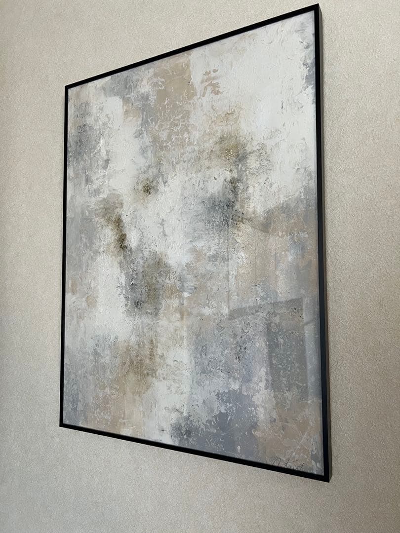 原画/額装済み/和風/禅/絵画/アート/抽象画/ニュアンス/モダン/海外/金運/