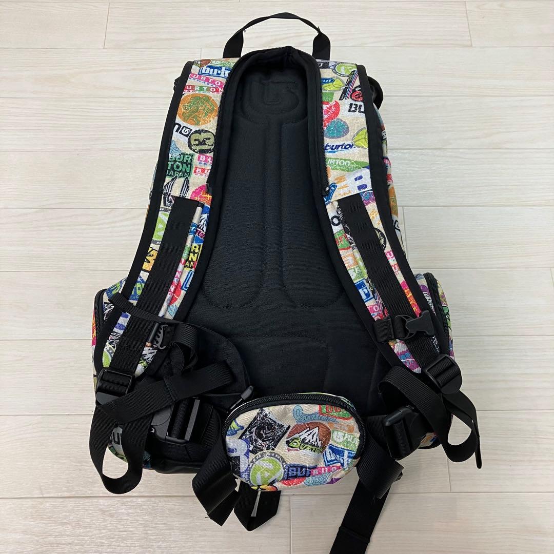BURTON バートン バックパック リュック 多機能 総柄 ステッカー柄