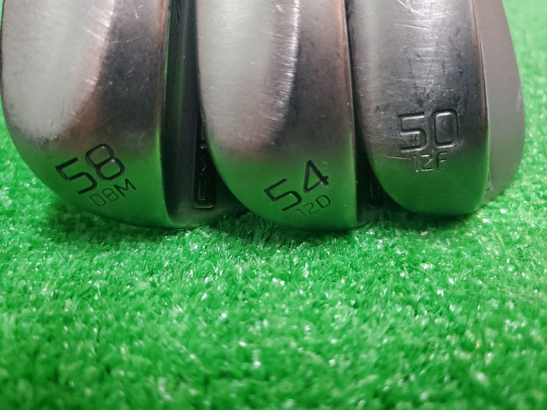 【美品】タイトリスト.ボーケイSM10.ニッケル.3本セット.コーティング済