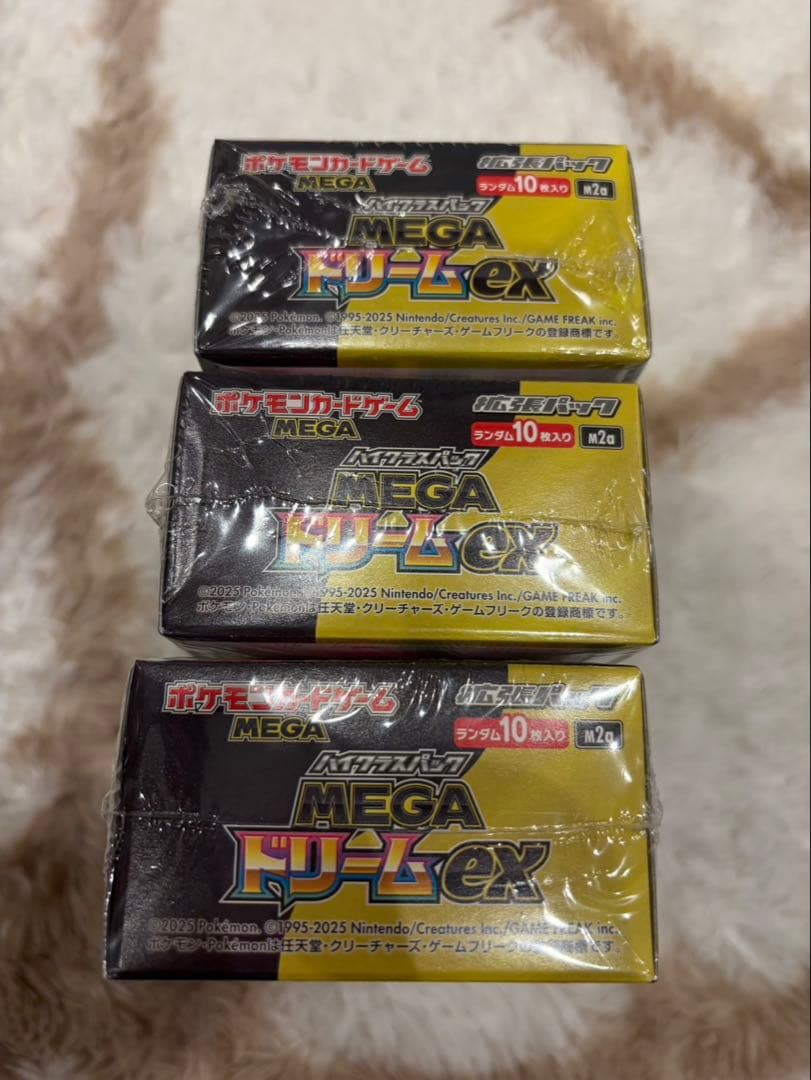 ポケモンカードゲーム　MEGAドリームex シュリンク付きBOX