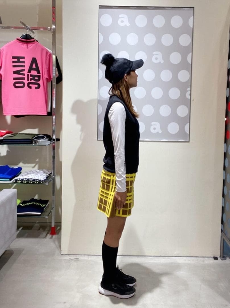 アルチビオ　◆　ランダムチェック柄ニットスカート